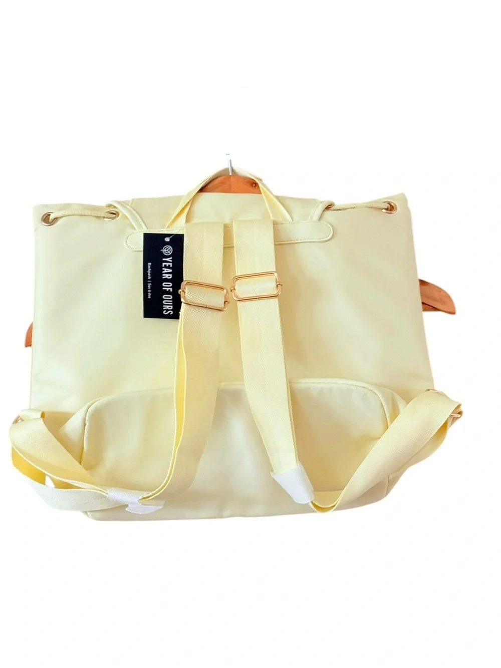YEAR OF OURS Nylon Yellow Backpack NEW